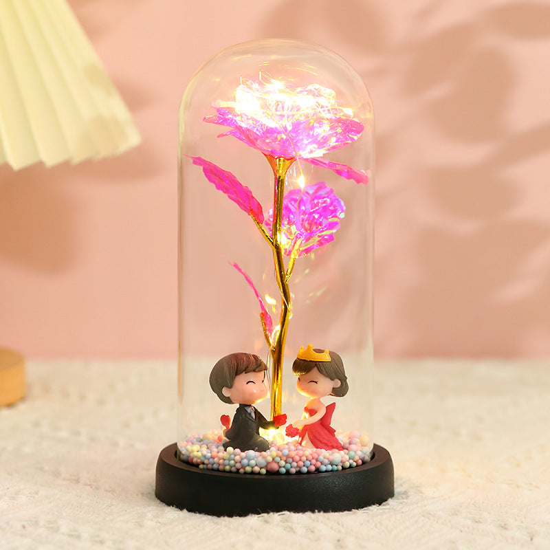 24k Gold Foil Flower Christmas Gift