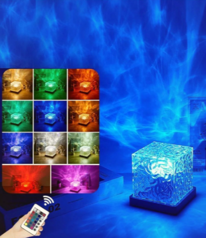 LED Water Ripple Night Light - Bliss Beauty Store