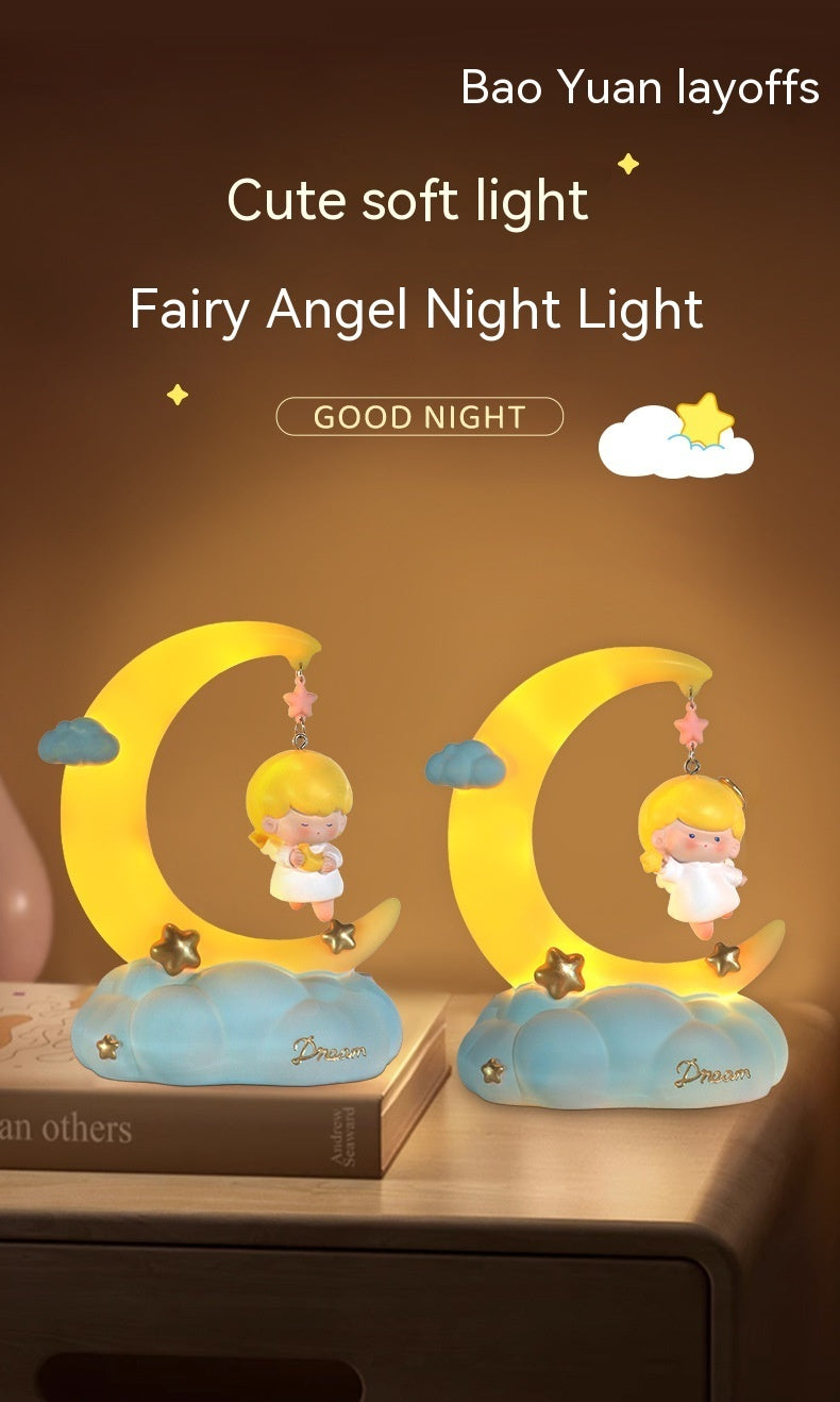 Little Angel Night Light Stars Moon