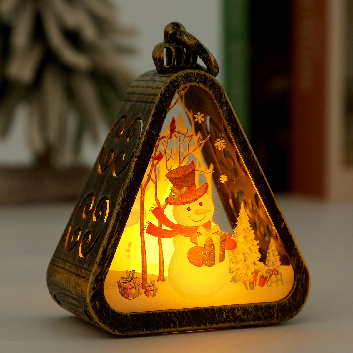 Christmas Retro Electric Candle Lamp