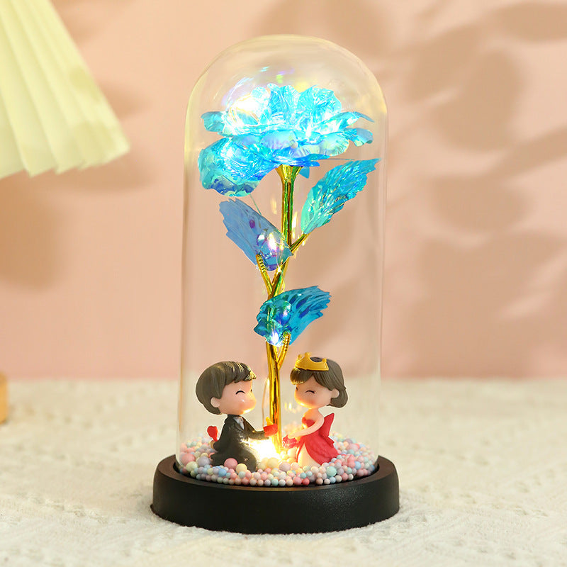 24k Gold Foil Flower Christmas Gift