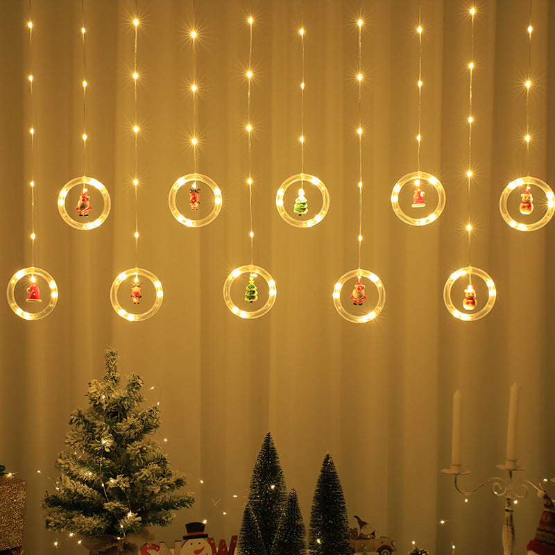 Christmas Curtain Lighting Chain Decoration - Bliss Beauty Store