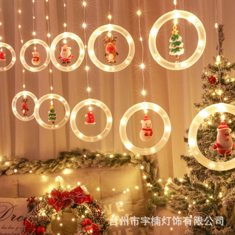 Christmas Curtain Lighting Chain Decoration - Bliss Beauty Store