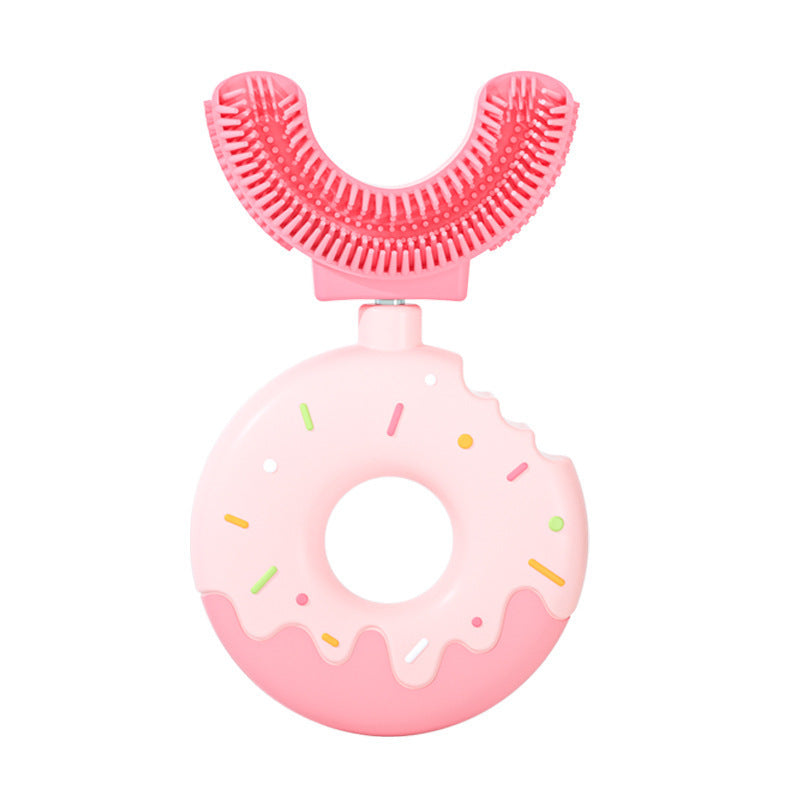 Children's U-shaped Silicone Donut Toothbrush