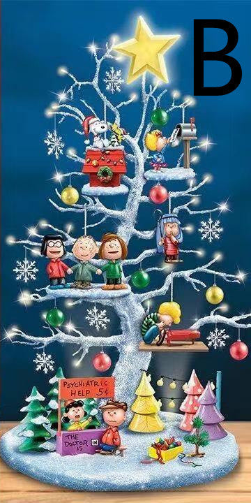 Halloween Acrylic Cartoon Tree Desktop