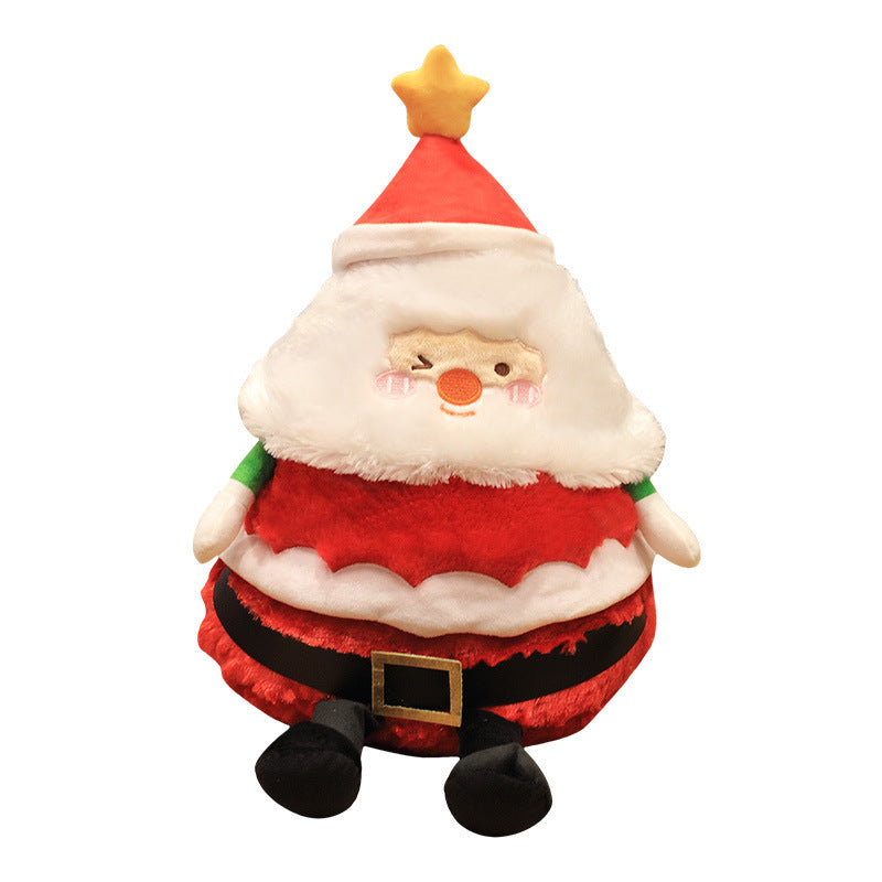 Electric Santa Claus Throwing Pillow Singing