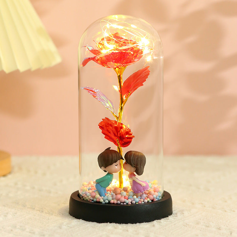 24k Gold Foil Flower Christmas Gift