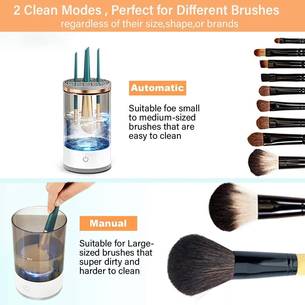 Rechargeable Electric Makeup Brush Cleaner Rechargeable