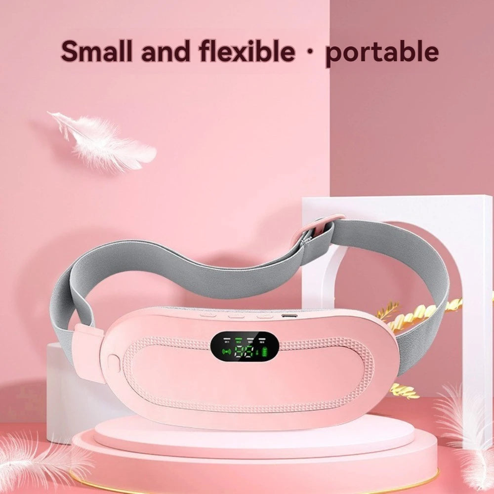 Rechargeable Hot Vibrating Abdominal Massage Belt