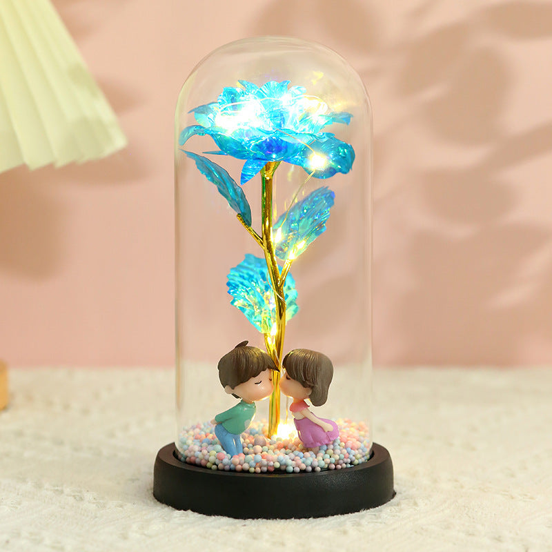 24k Gold Foil Flower Christmas Gift