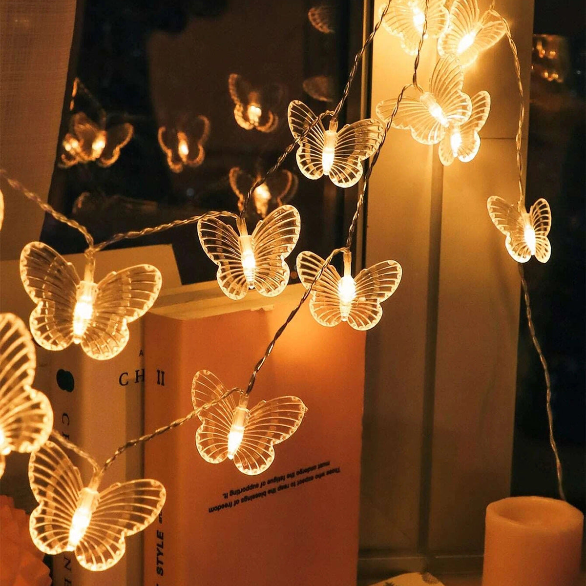 Butterfly Christmas Decoration Light String - Bliss Beauty Store