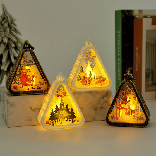 Christmas Retro Electric Candle Lamp