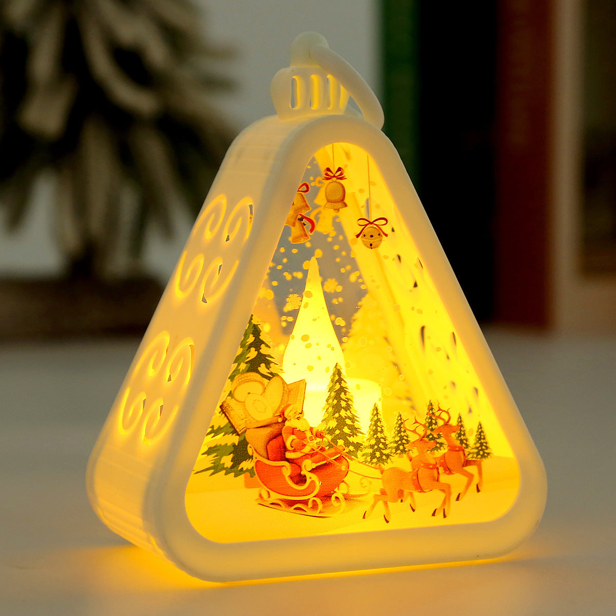 Christmas Retro Electric Candle Lamp