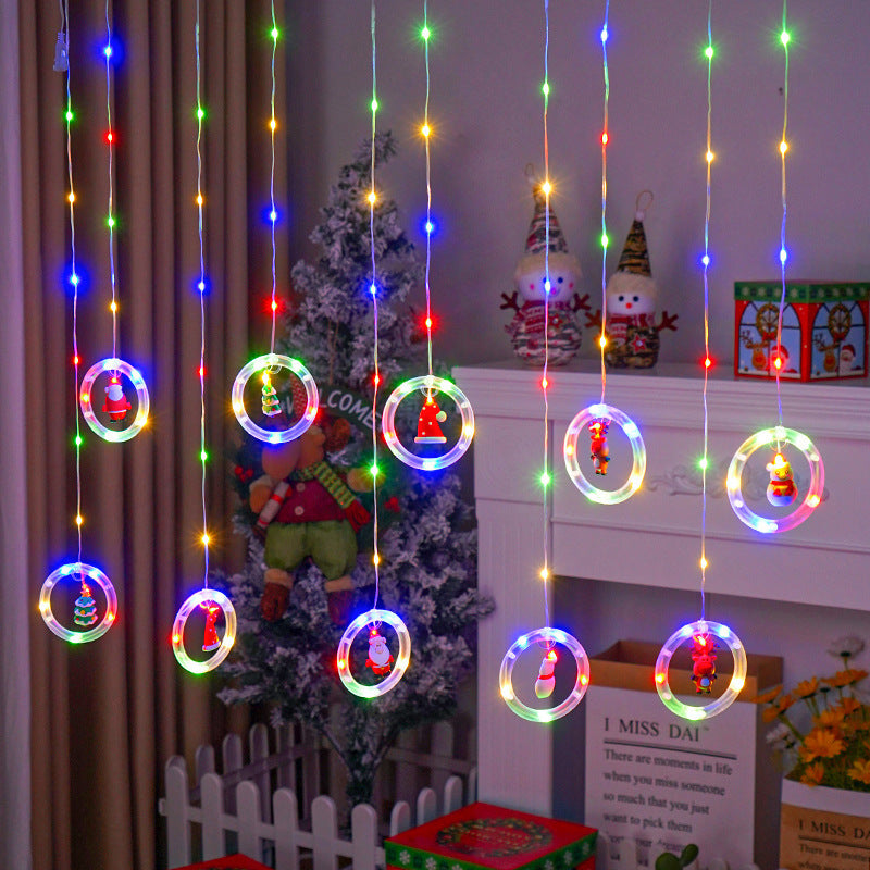 Christmas Curtain Lighting Chain Decoration - Bliss Beauty Store