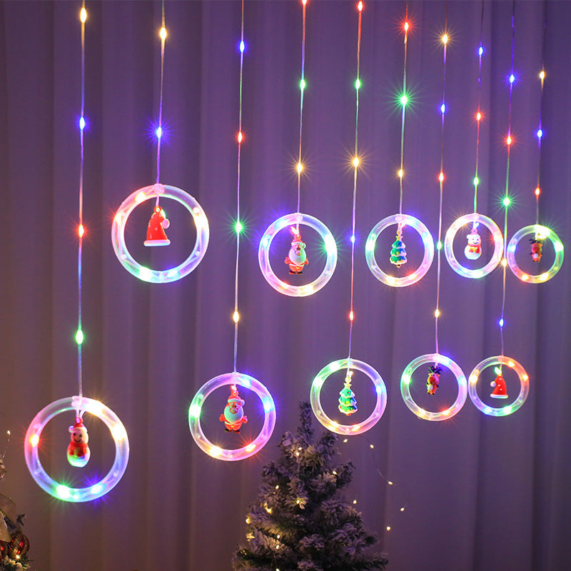 Christmas Curtain Lighting Chain Decoration - Bliss Beauty Store