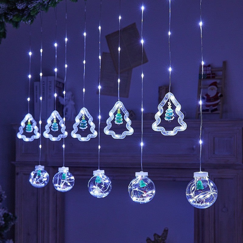 Christmas Curtain Lighting Chain Decoration - Bliss Beauty Store