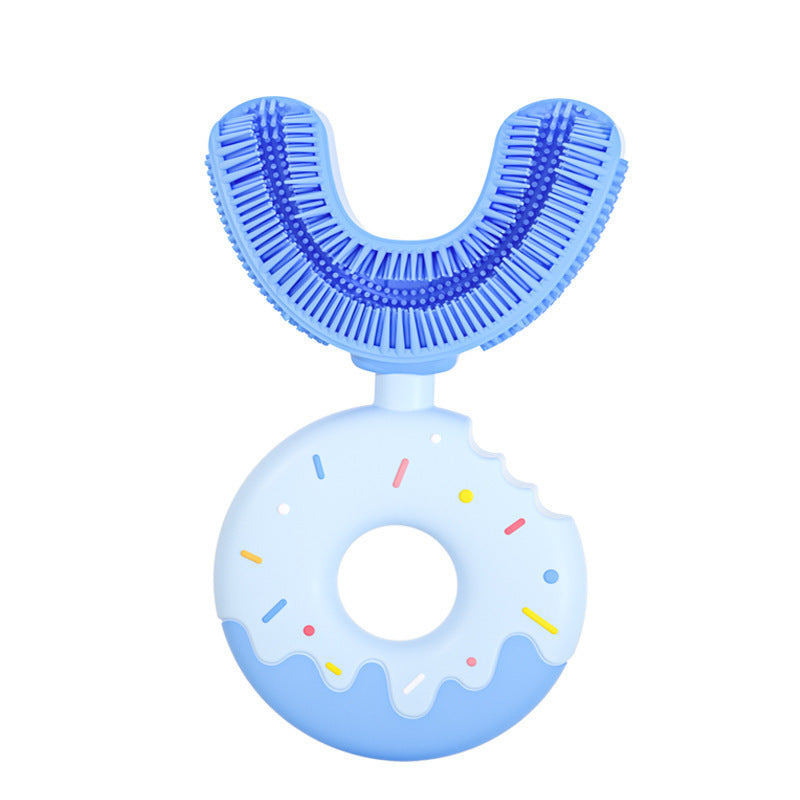 Children's U-shaped Silicone Donut Toothbrush