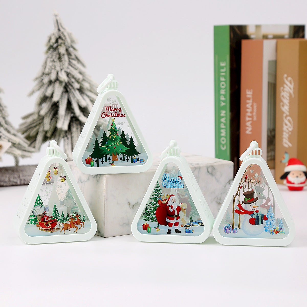 Christmas Retro Electric Candle Lamp