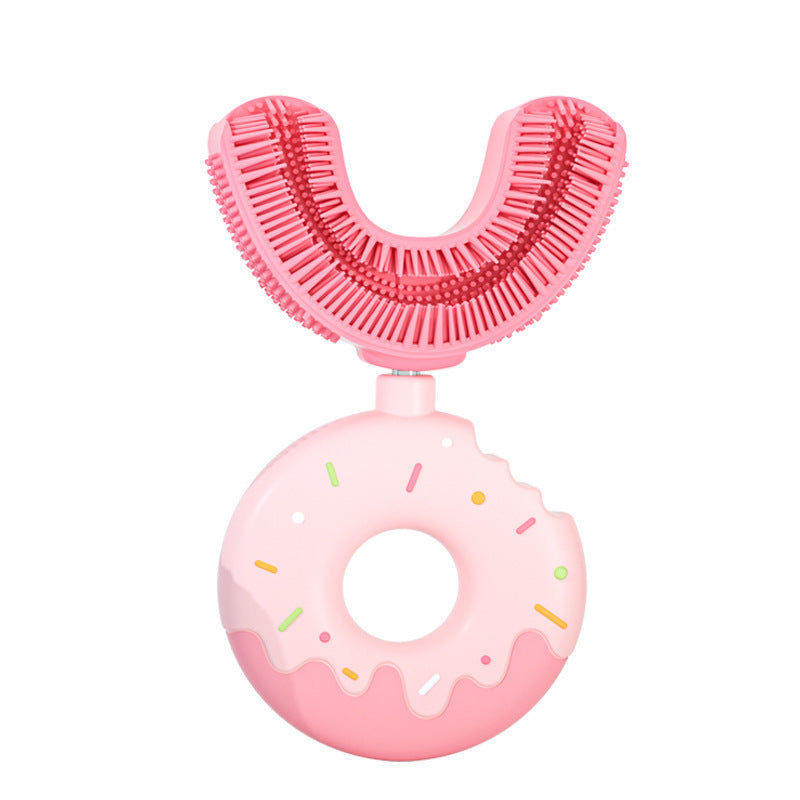Children's U-shaped Silicone Donut Toothbrush