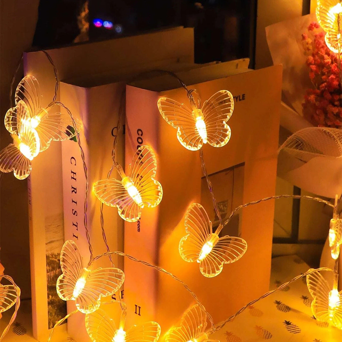 Butterfly Christmas Decoration Light String - Bliss Beauty Store
