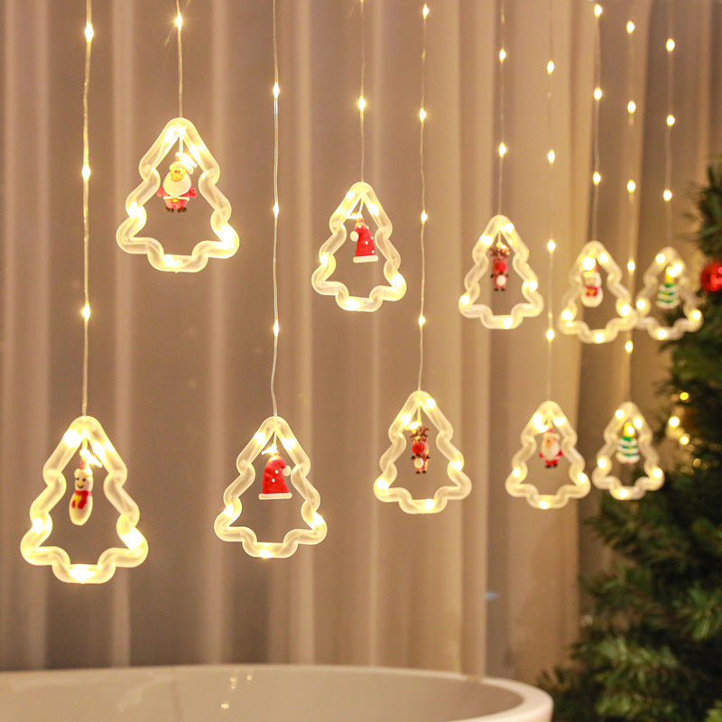 Christmas Curtain Lighting Chain Decoration - Bliss Beauty Store