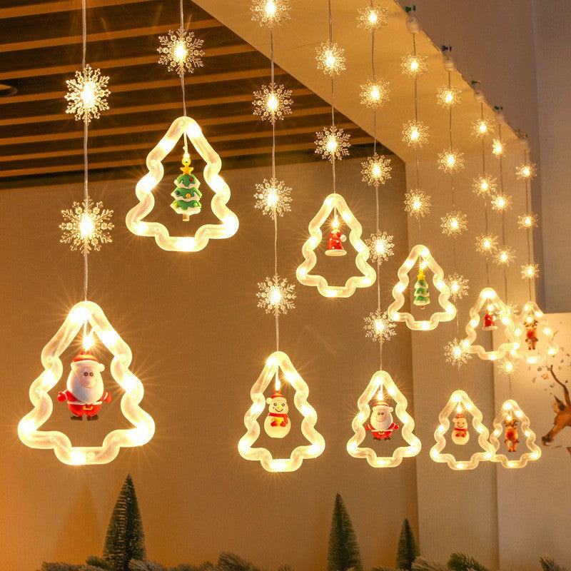 Christmas Curtain Lighting Chain Decoration - Bliss Beauty Store